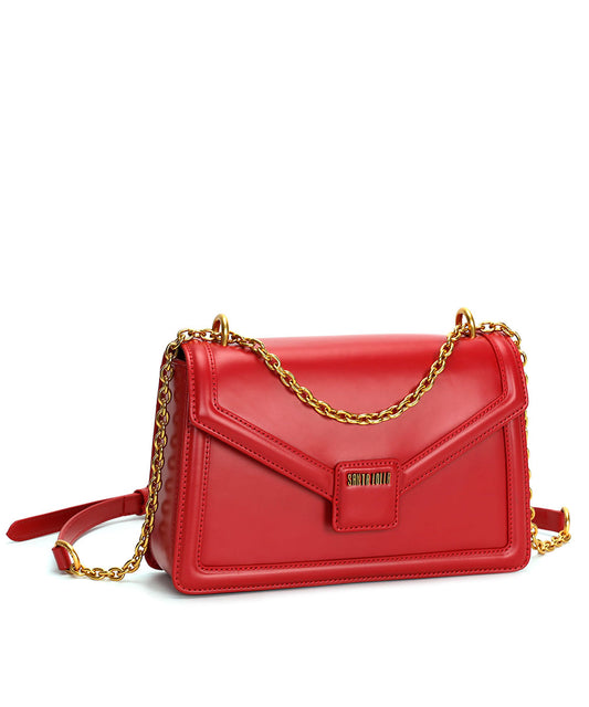 Bolsa Transversal Vermelho Box Correntes