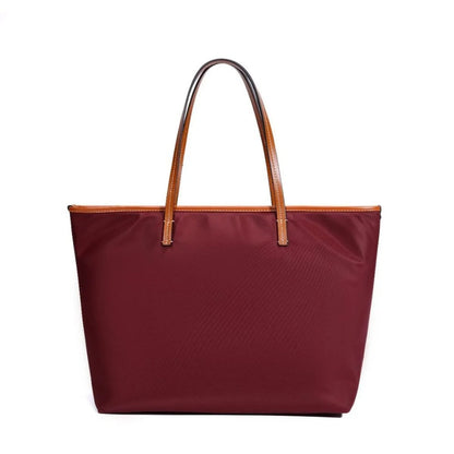 Bolsa Shopper Santa Lolla Vinho Viés Caramelo