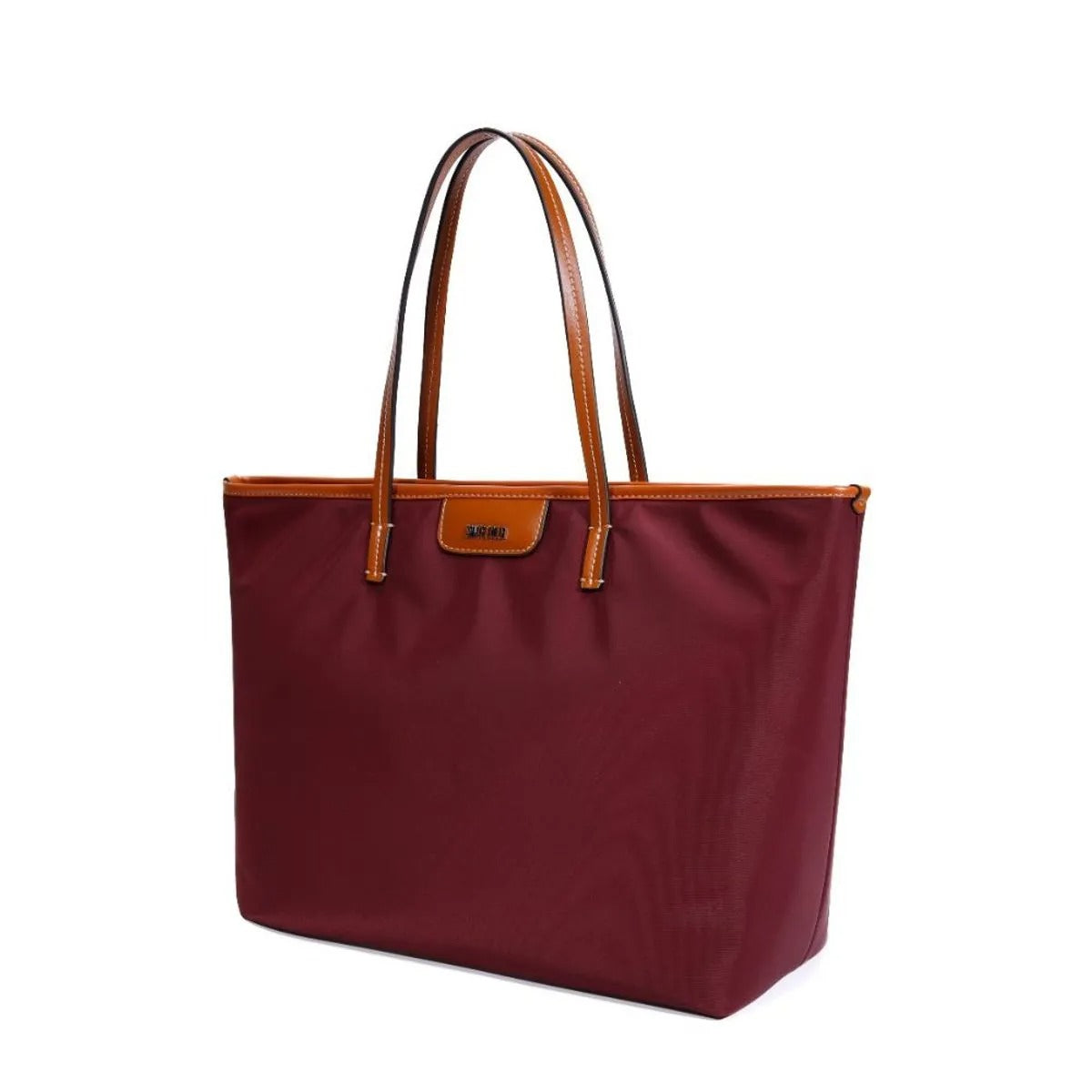 Bolsa Shopper Santa Lolla Vinho Viés Caramelo