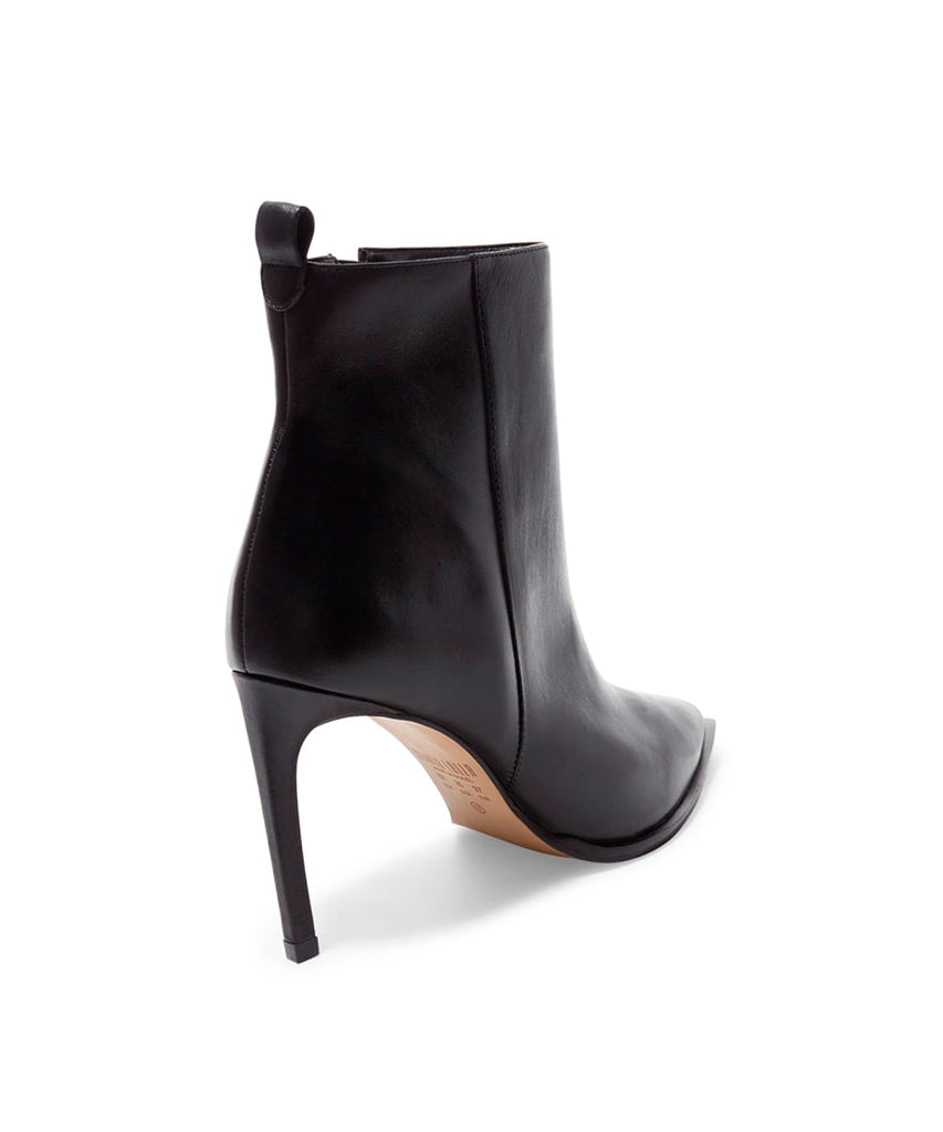 Bota Cano Curto Santa Lolla Preta Couro Salto Fino