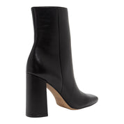 Bota Preta Salto Bloco Alto Santa Lolla Couro