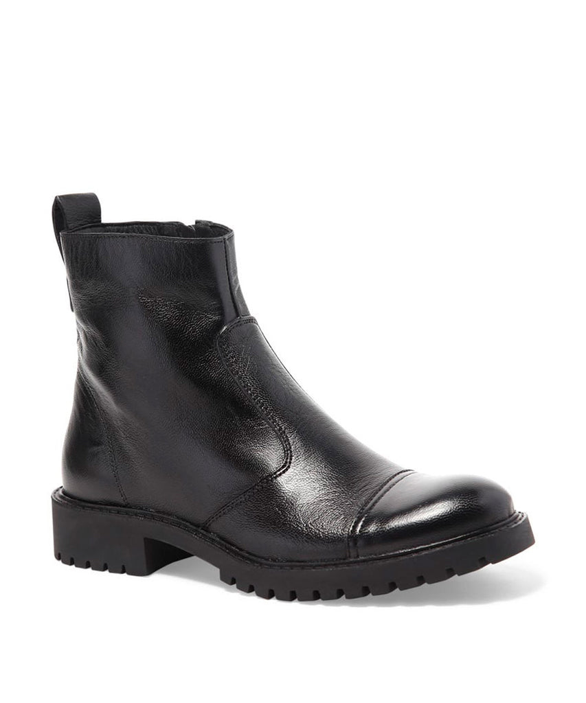 Bota Rasteira Santa Lolla Preta Sola Tratorada