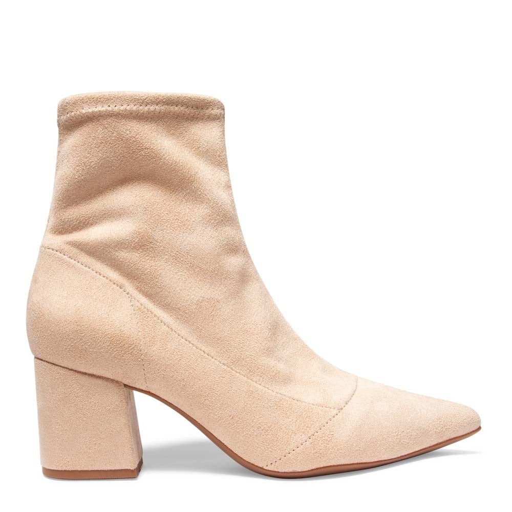 Bota Santa Lolla Areia Strech Cano Curto Salto Bloco