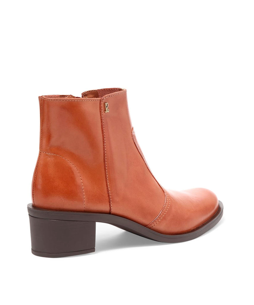 Bota Santa Lolla Caramelo Cano Curto Salto Bloco
