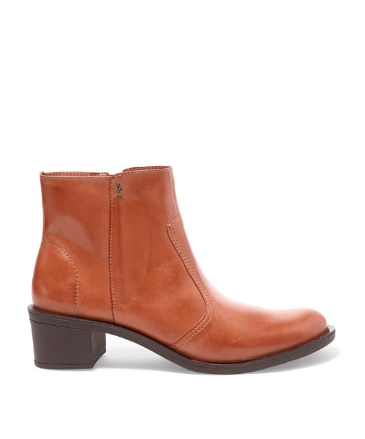 Bota Santa Lolla Caramelo Cano Curto Salto Bloco