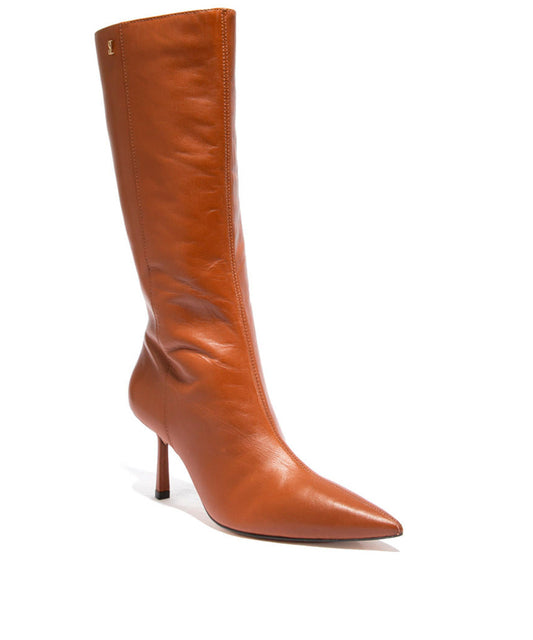 Bota Santa Lolla Marrom Cano Alto Salto Fino