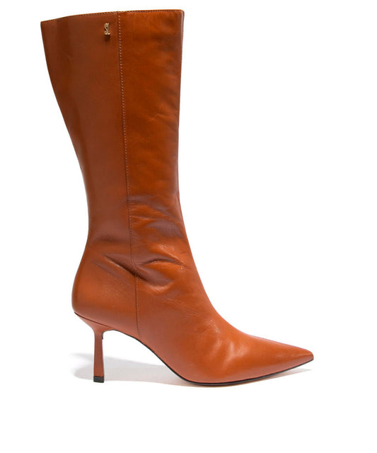 Bota Santa Lolla Marrom Cano Alto Salto Fino