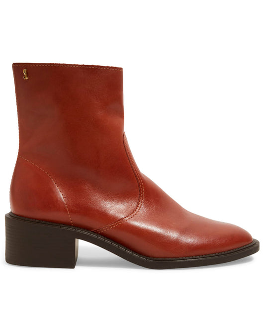 Bota Santa Lolla Marrom Cano Baixo Salto Bloco