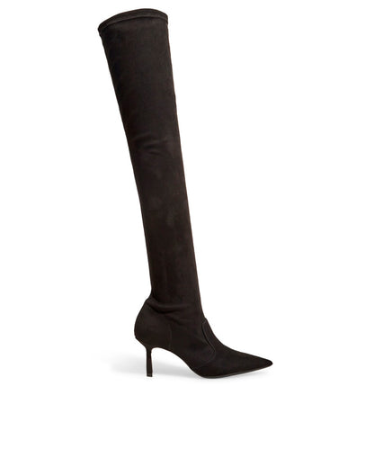 Bota Santa Lolla Overknee Suede Stretch Preto