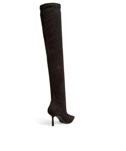Bota Santa Lolla Overknee Suede Stretch Preto