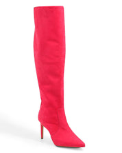 Bota Santa Lolla Pink Salto Alto Fino Couro