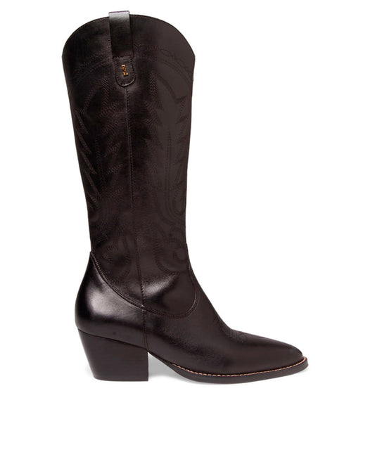 Bota Santa Lolla Preta Cano Alto Salto Bloco