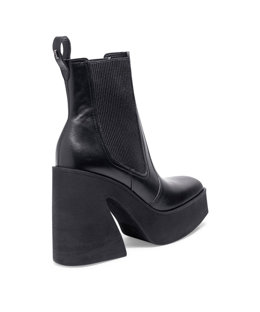 Bota Santa Lolla Preta Elástico Salto Bloco Meia Pata