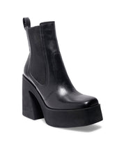 Bota Santa Lolla Preta Elástico Salto Bloco Meia Pata