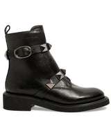 Bota Santa Lolla Preta Tiras Spikes