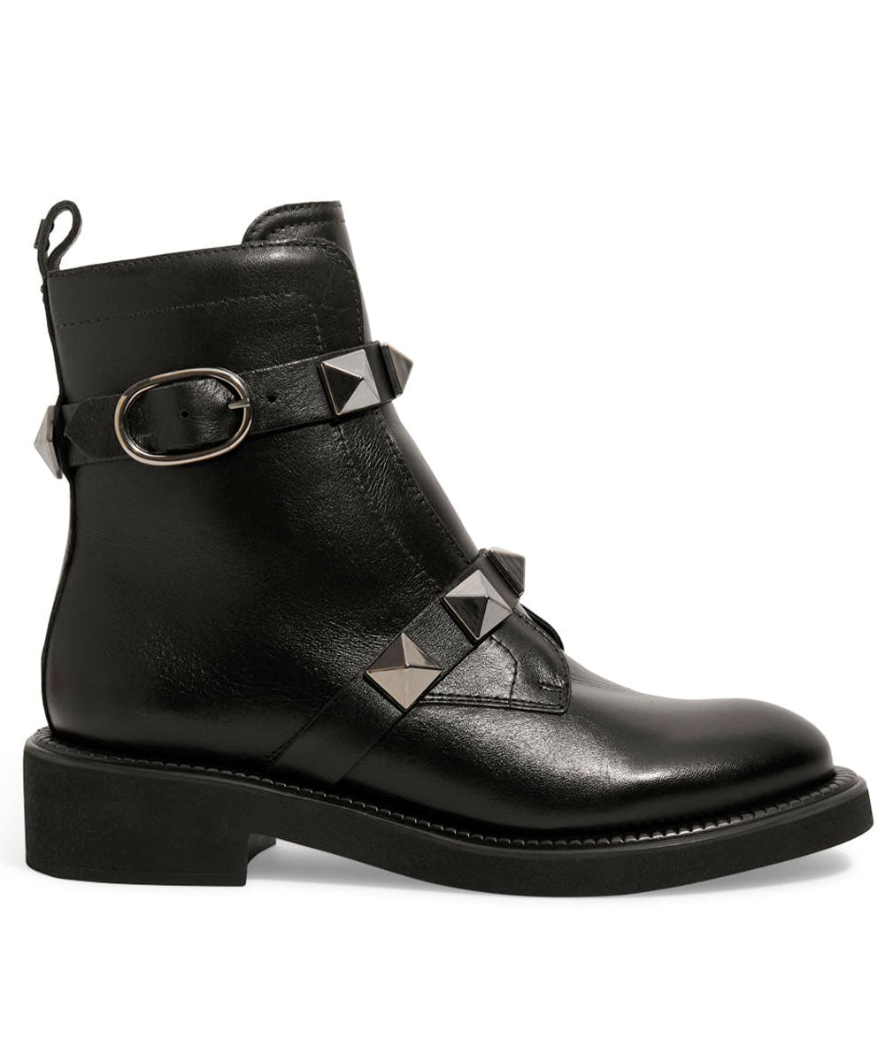 Bota Santa Lolla Preta Tiras Spikes