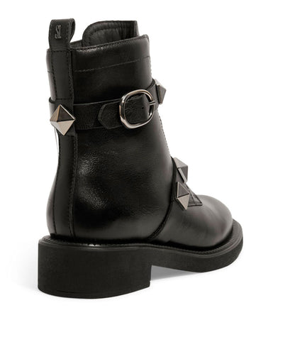 Bota Santa Lolla Preta Tiras Spikes