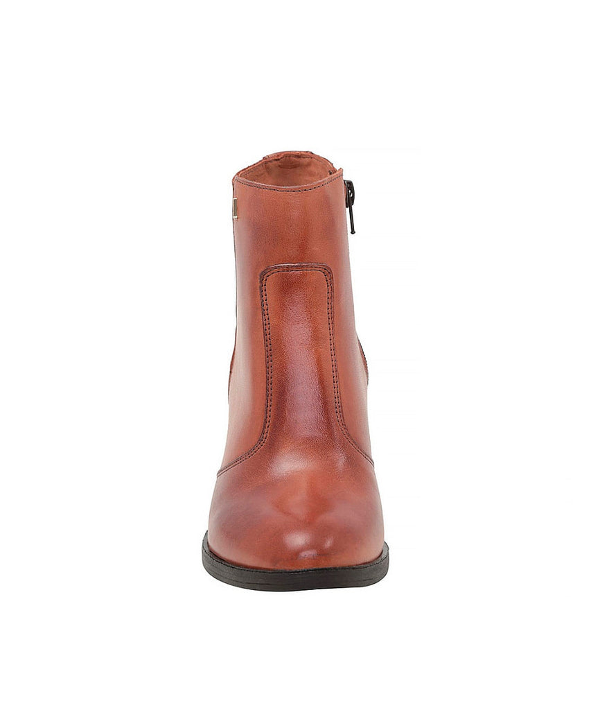 Bota Santa Lolla Terracota Salto Bloco Cano Baixo