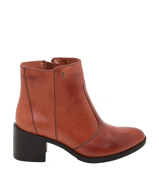 Bota Santa Lolla Terracota Salto Bloco Cano Baixo