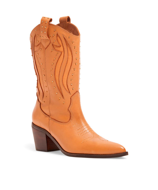 Bota Santa Lolla Western Caramelo Salto Grosso Bico Fino