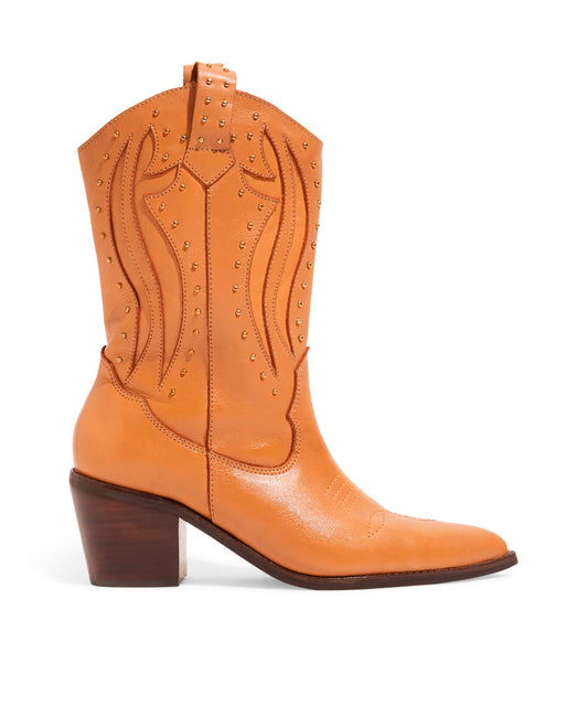 Bota Santa Lolla Western Caramelo Salto Grosso Bico Fino