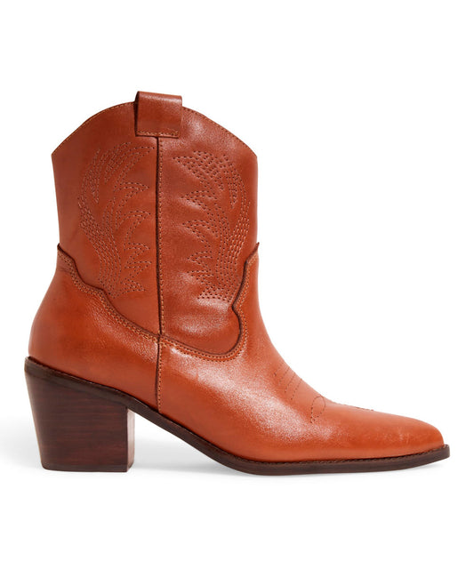 Bota Santa Lolla Western Marrom Cano Baixo Salto Grosso