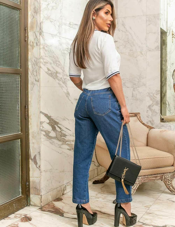 Calça Mom Jeans Frysaide