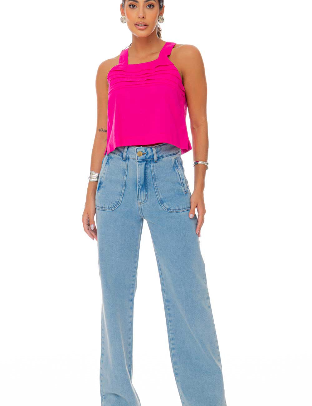 Calça Wid Led Jeans Frysaide