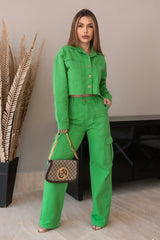 Camisa Cropped Verde Frysaide