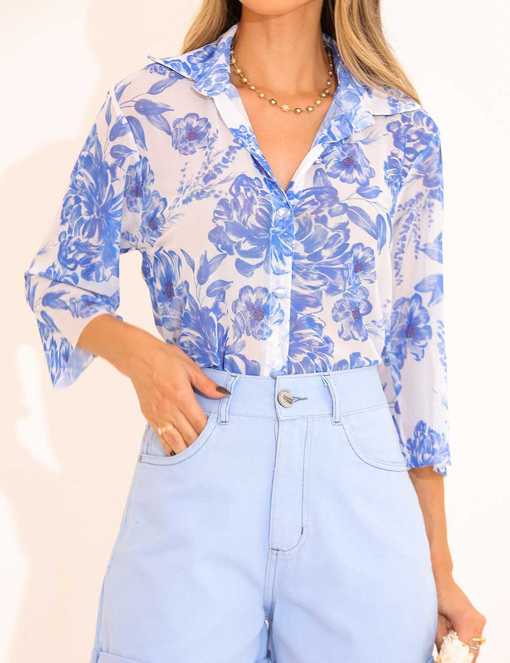 Camisa Tule Estampa Renascer Frysaide