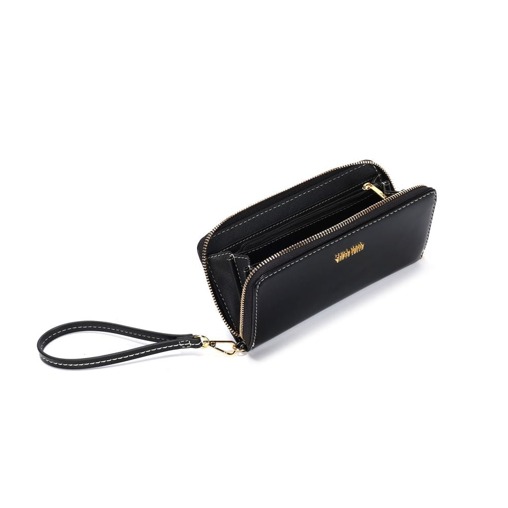 Carteira Grande Marrom Santa Lolla Alça De Mão 