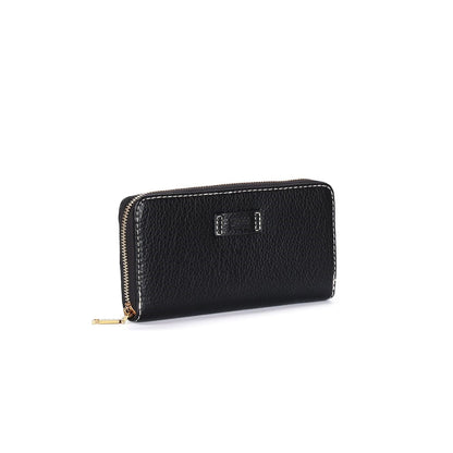 Carteira Grande Preta Santa Lolla 