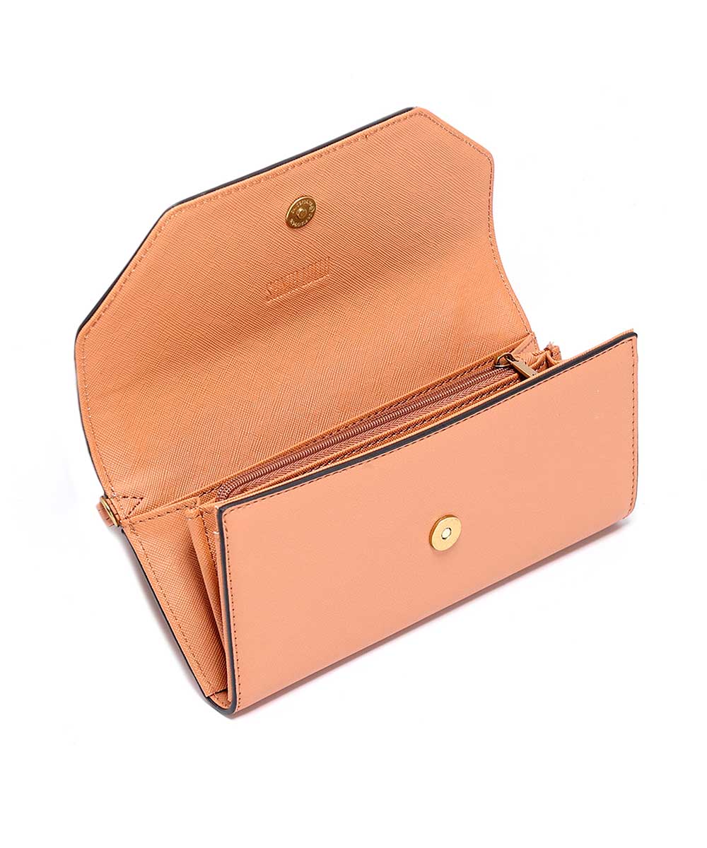 Carteira Grande Santa Lolla Cognac Alça Mão