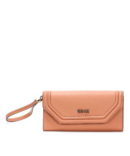 Carteira Grande Santa Lolla Cognac Alça Mão