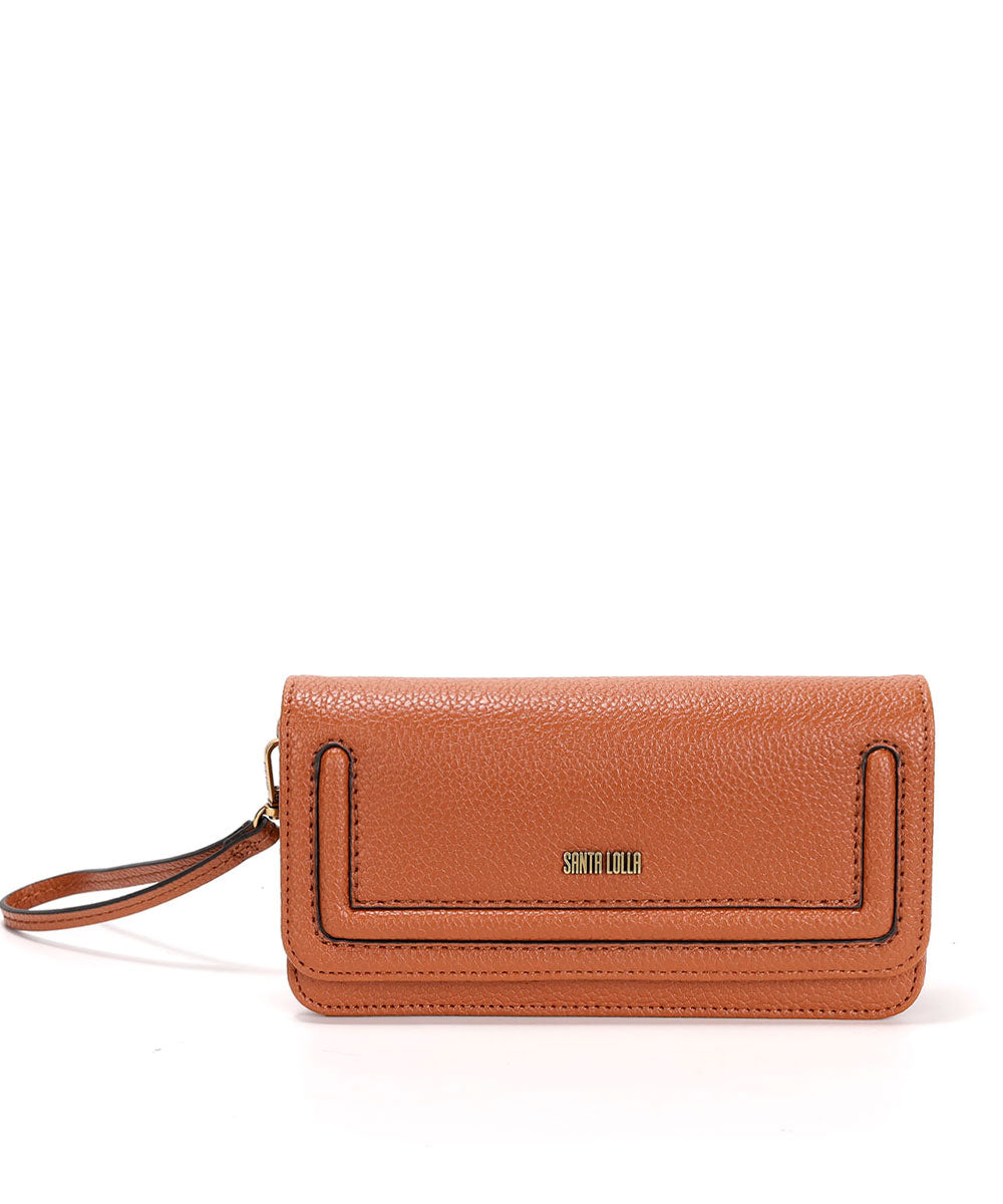 Carteira Grande Santa Lolla Marrom Cinamon