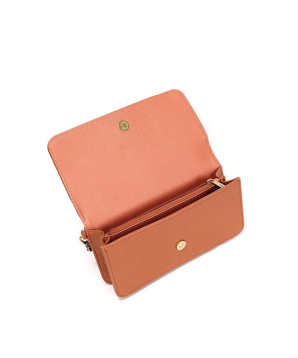 Carteira Grande Santa Lolla Marrom Cinamon