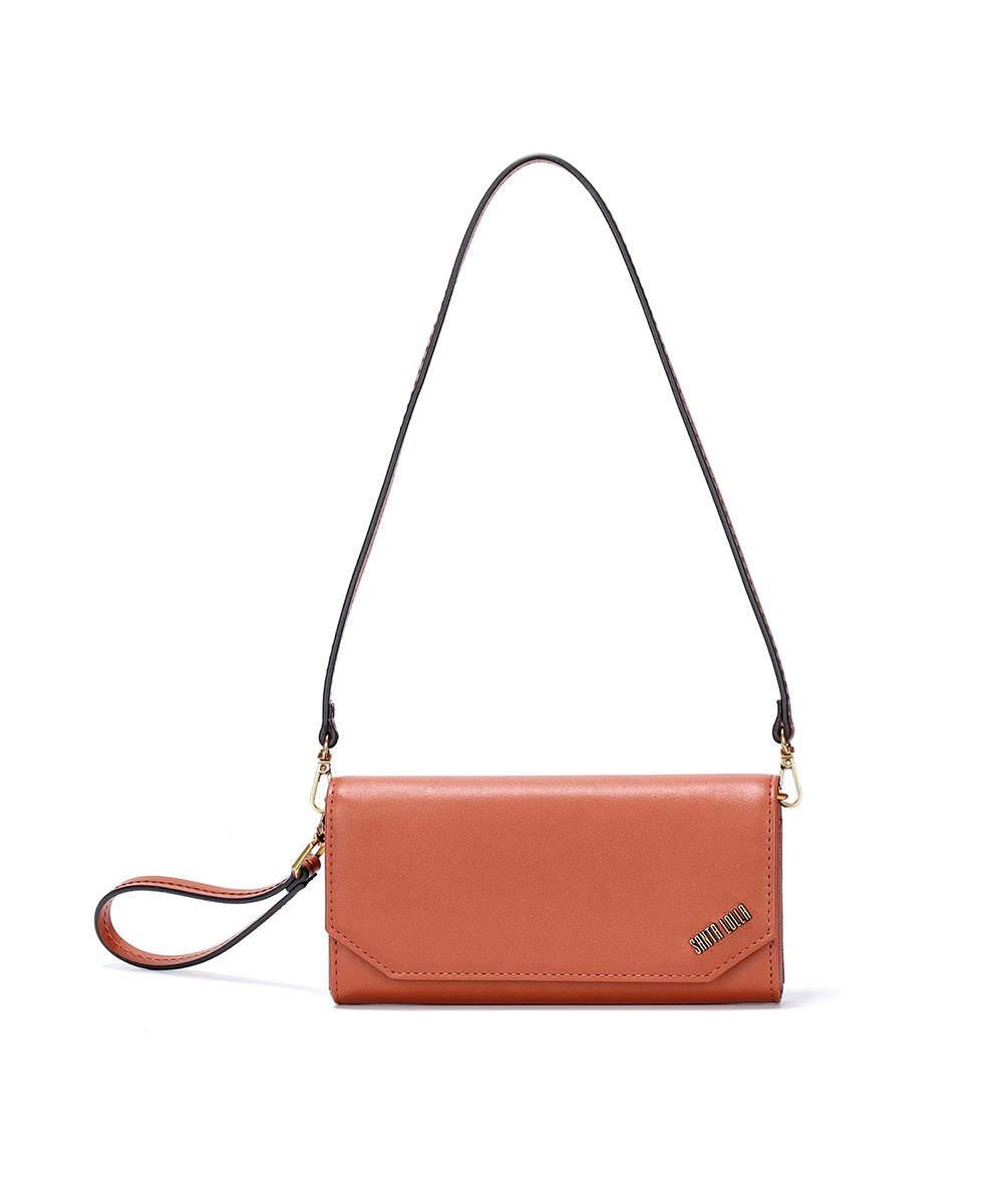 Carteira Grande Santa Lolla Marrom Cinamon