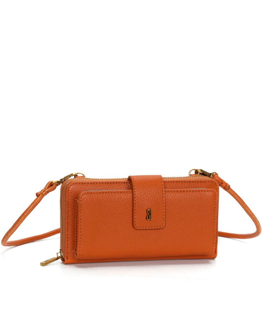 Carteira Grande Santa Lolla Marrom Cognac