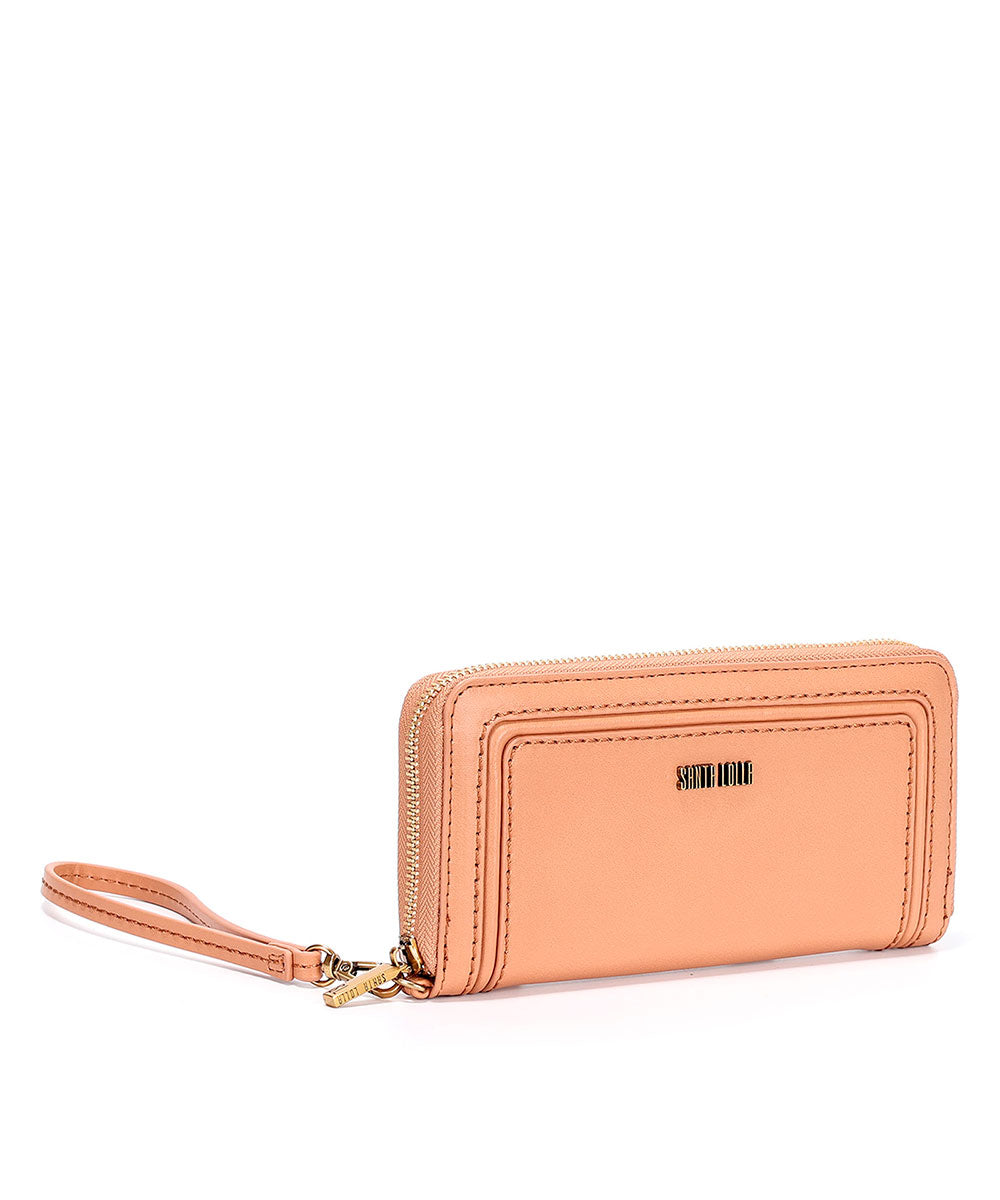 Carteira Grande Santa Lolla Marrom Cognac