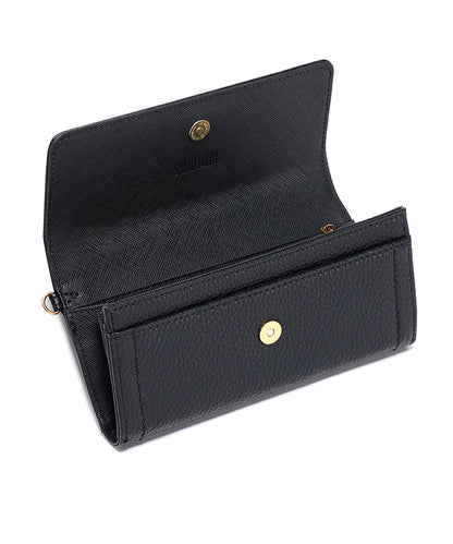 Carteira Grande Santa Lolla Preta Alça Mão