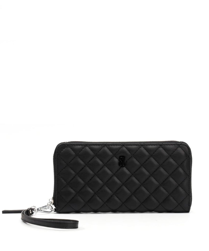 Carteira Grande Santa Lolla Preta Matelassê