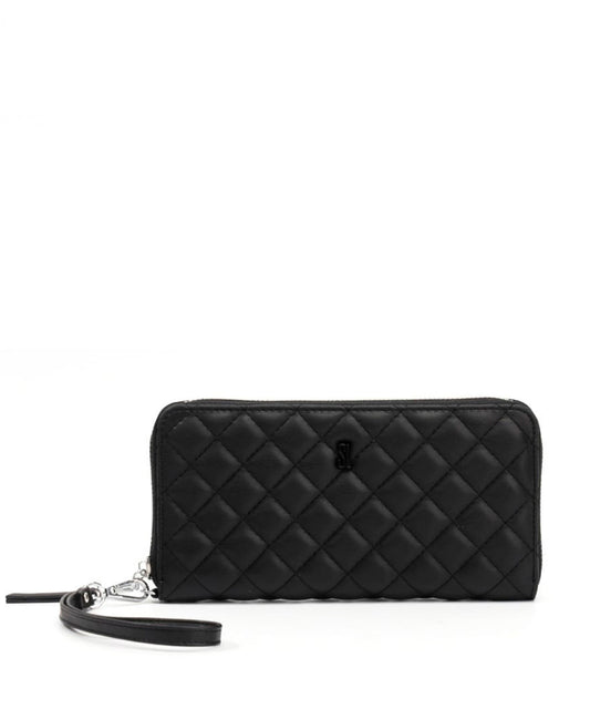 Carteira Grande Santa Lolla Preta Matelassê