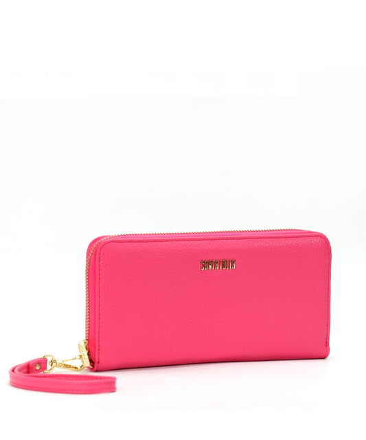 Carteira Grande Santa Lolla Rosa Hibisco Floater