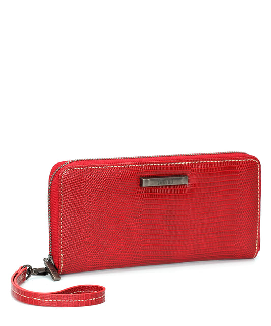 Carteira Grande Santa Lolla Vermelha Alça Mão