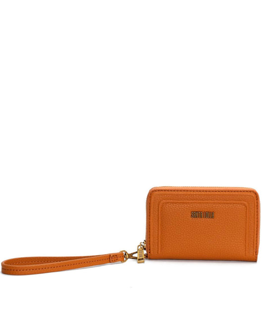 Carteira Pequena Santa Lolla Cinamon Alça Mão