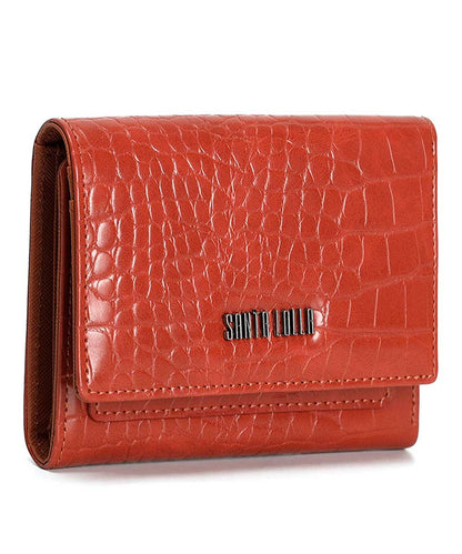 Carteira Pequena Santa Lolla Marrom Cinamon