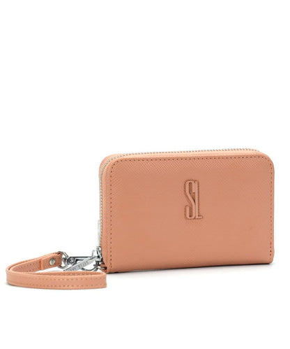 Carteira Pequena Santa Lolla Nude Alça de Mão