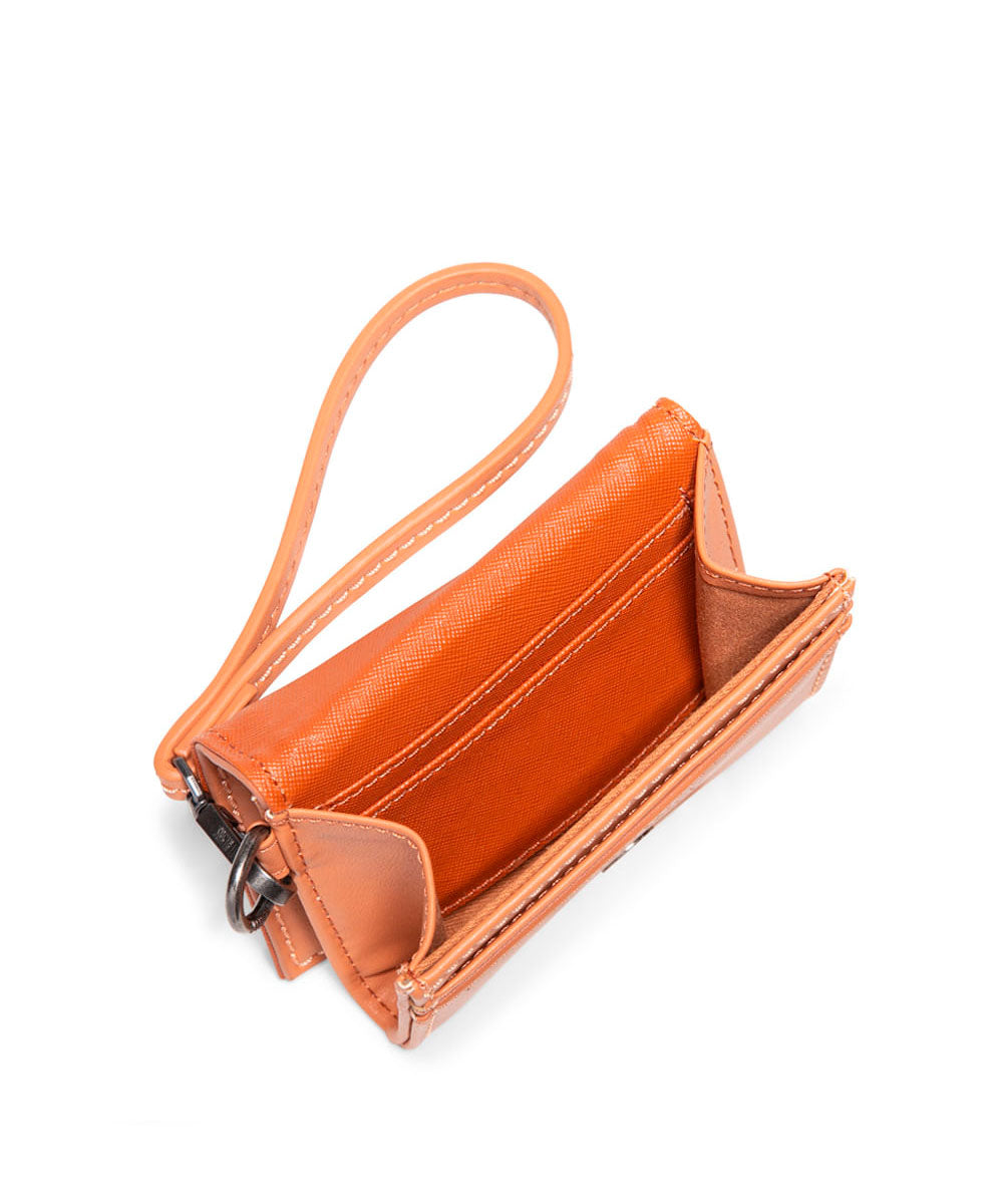 Carteira Pequena Santa Lolla Nude Alça Mão