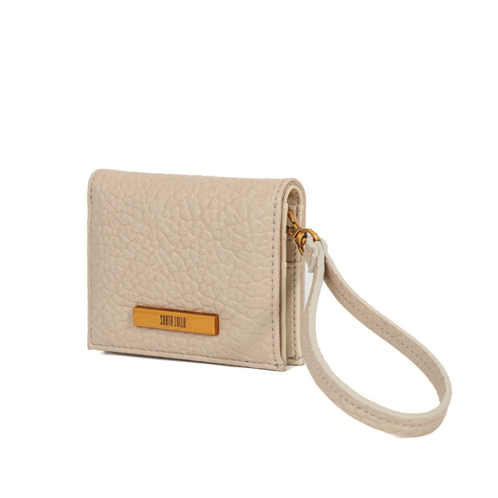 Carteira Pequena Santa Lolla Off White Floater
