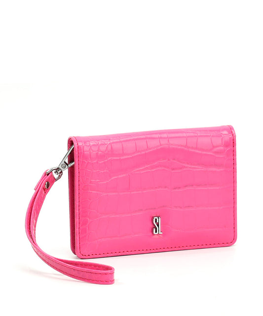 Carteira Pequena Santa Lolla Pink Textura